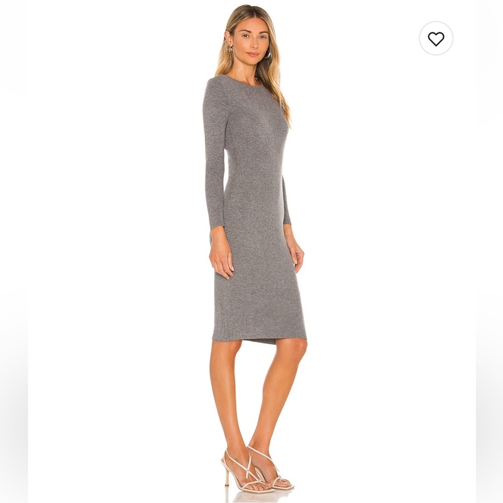 Revolve- All the Ways- McKena Midi Dress in Gray Size Large - Picture 2 of 9